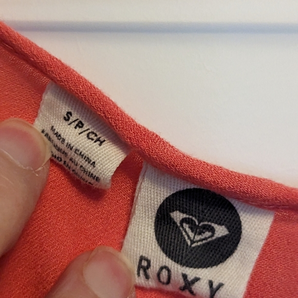 Roxy women's coral tunic or mini dress, size small - Picture 4 of 14